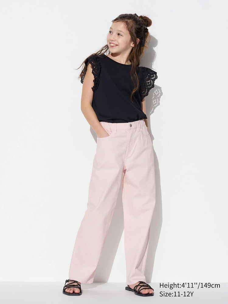 Wide-Fit Color Jeans