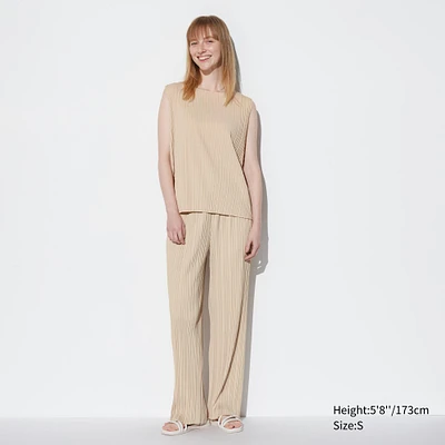 Pleated Straight Pants (Tall)