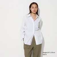 Striped Cotton Long-Sleeve Shirt