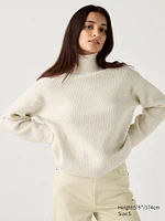 Souffle Yarn Sweater | High Neck