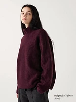 Souffle Yarn Sweater | High Neck