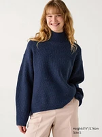 Souffle Yarn Sweater | High Neck