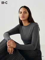 HEATTECH Cashmere Blend T-Shirt | Extra Warm