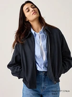 Brushed Jersey Oversized Blouson