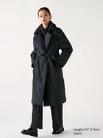 Down Belted Long Coat