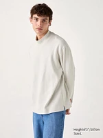 Soft Knitted Fleece T-Shirt | Mock Neck