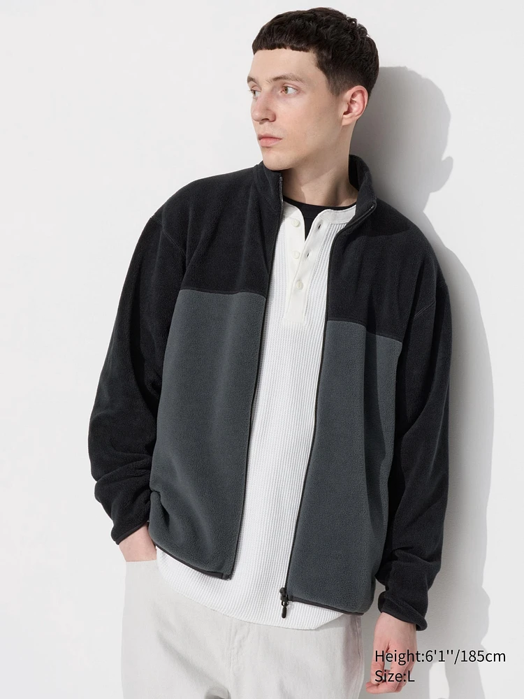Fleece Full-Zip Jacket | Color Block