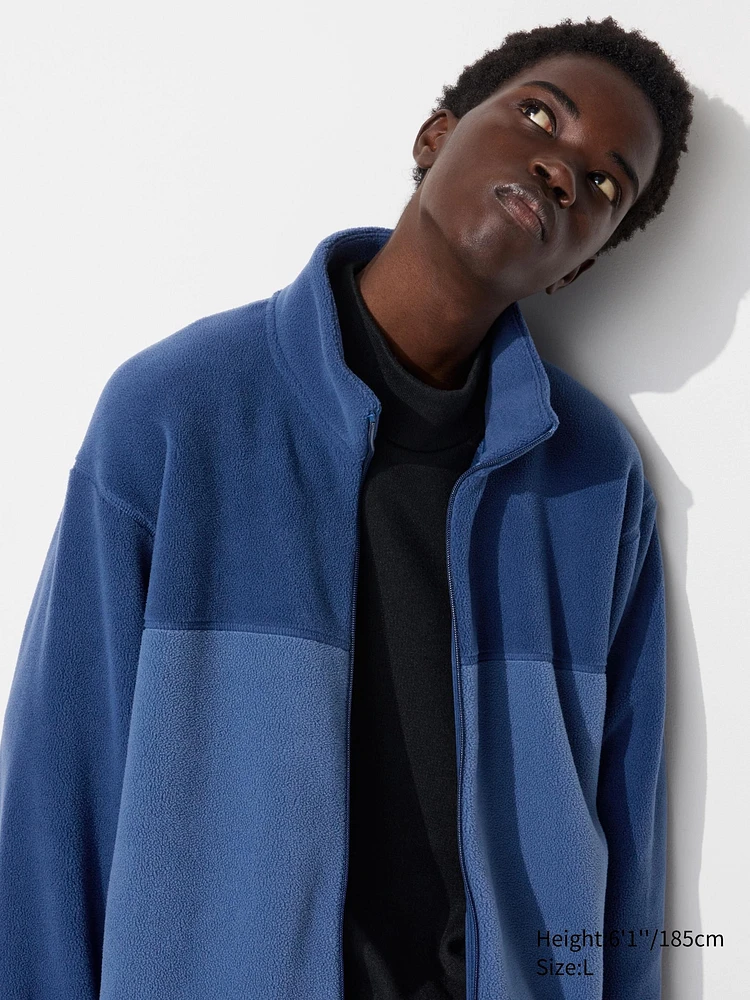 Fleece Full-Zip Jacket | Color Block