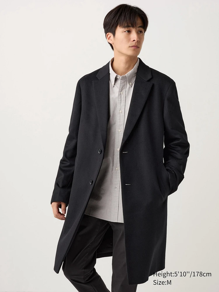 Wool Cashmere Chesterfield Coat