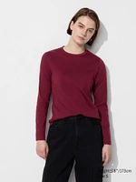 Smooth Stretch Cotton T-Shirt | Long Sleeve