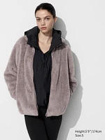 Fluffy Yarn Fleece Full-Zip Jacket