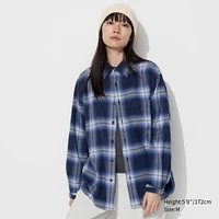 Flannel Checked Long Sleeve Shirt