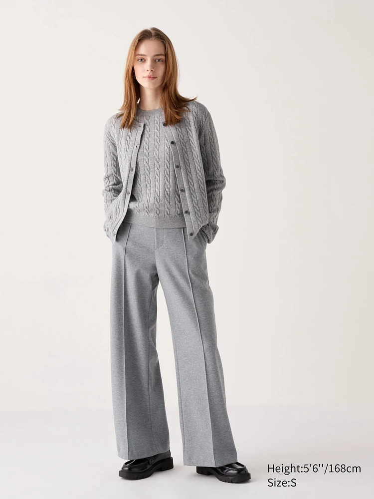 Brushed Jersey Wide Pants