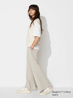 Crepe Jersey Straight Pants