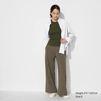 Crepe Jersey Straight Pants