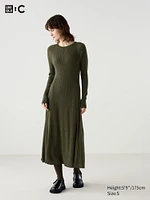 Merino Blend Ribbed Dress