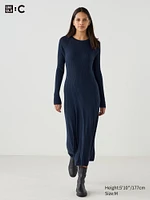 Merino Blend Ribbed Dress