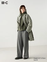 Easy Wide Pants | Checked