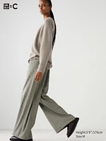 Easy Wide Pants | Checked