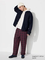 Flannel Easy Ankle Pants | Checked