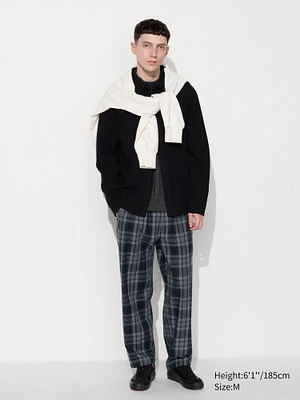 Flannel Easy Ankle Pants | Checked