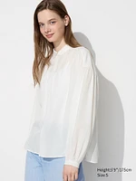 Soft Lawn Gathered Blouse