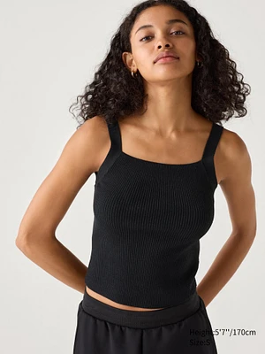 Washable Knit Ribbed Camisole Top