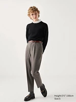 Smart Ankle Pants | 2-Way Stretch Checked