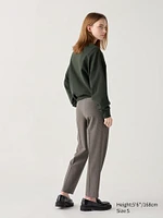 Smart Ankle Pants | 2-Way Stretch Checked