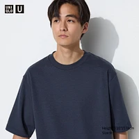 AIRism Cotton Half-Sleeve Oversized T-Shirt