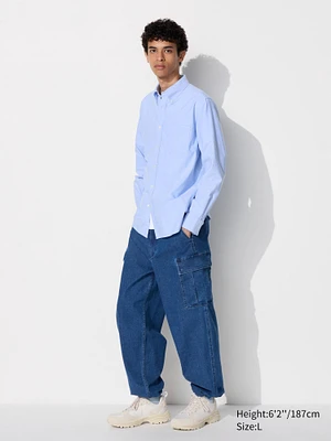 Wide Cargo Pants | Denim