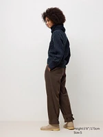 2WAY Pleated Straight Pants