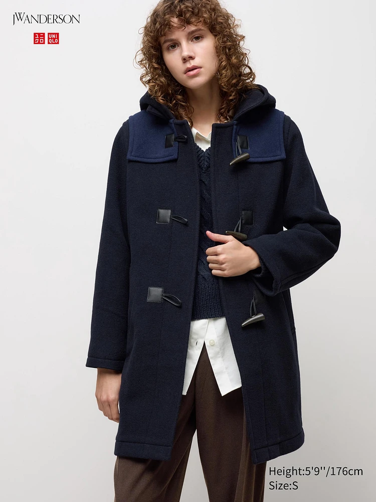 Wool Blend Duffle Coat