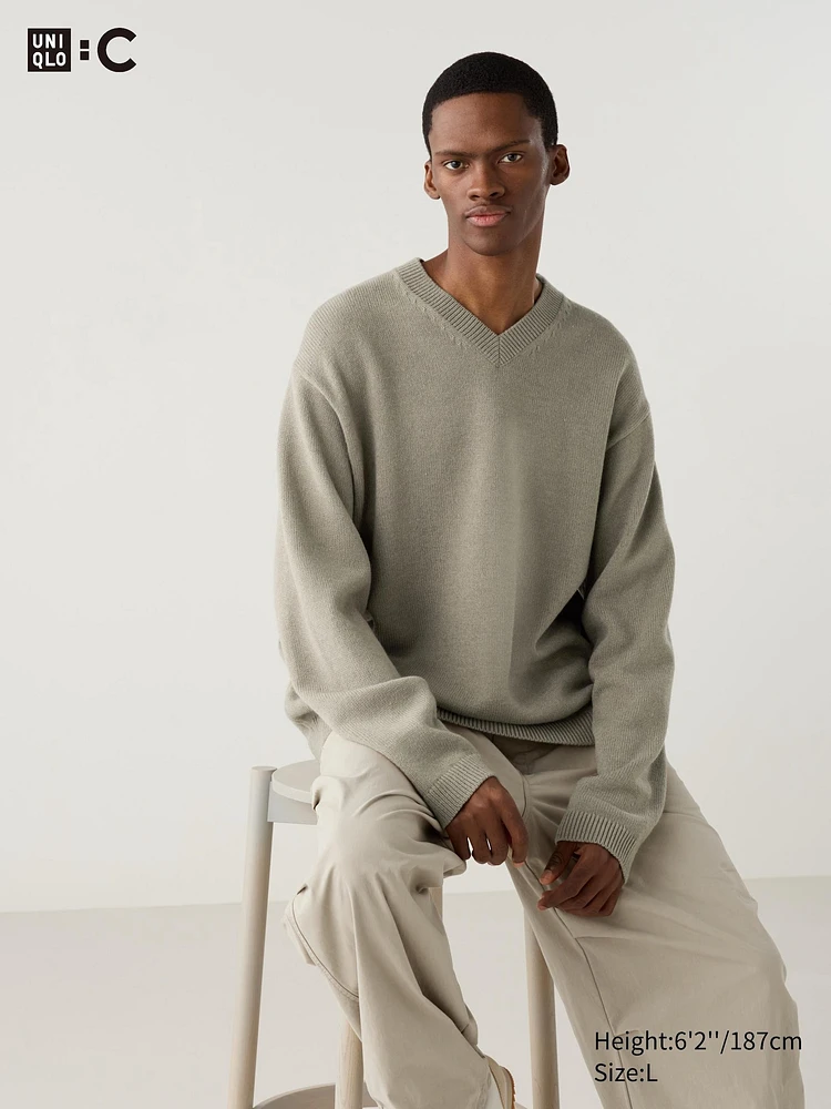 Relaxed V-Neck Sweater