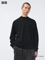 Merino Blend Mock Neck Sweater