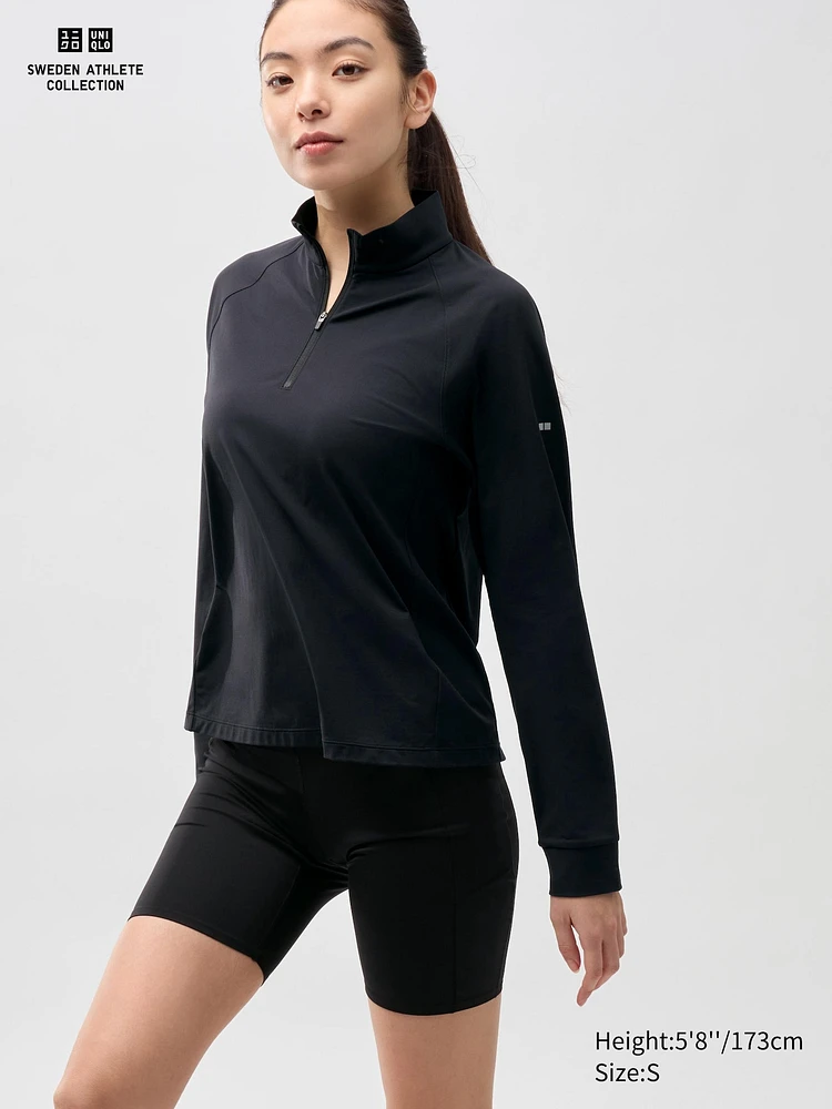 DRY-EX UV Protection Half-Zip T-Shirt