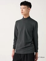 HEATTECH Cotton T-Shirt | Extra Warm Mock Neck