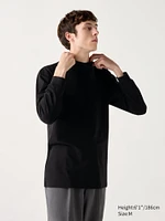 HEATTECH Cotton T-Shirt | Extra Warm Mock Neck