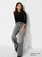 Wide Straight Jeans | Short