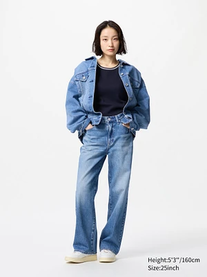 Wide Straight Jeans | Short