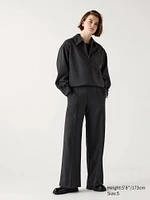 Brushed Jersey Wide Pants | Tall