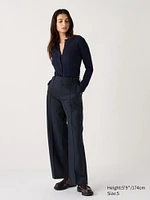 Brushed Jersey Wide Pants | Tall