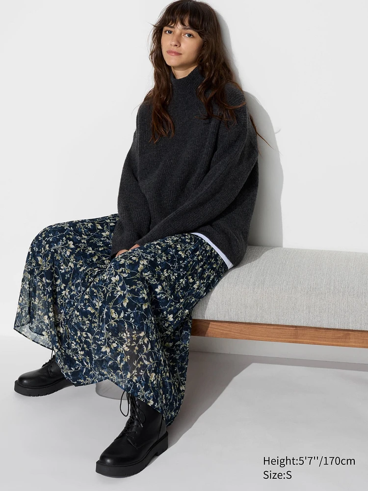 Chiffon Skirt | Printed