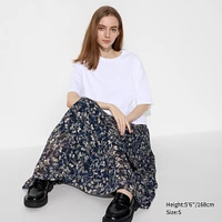 Chiffon Skirt | Printed