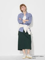 Ultra Stretch Narrow Skirt | Denim