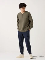 Ultra Stretch Pajamas | Henley Neck