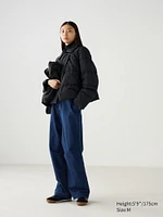 Wide Parachute Denim Pants