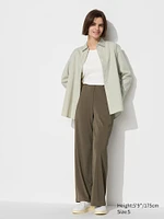 Crepe Jersey Straight Pants | Tall