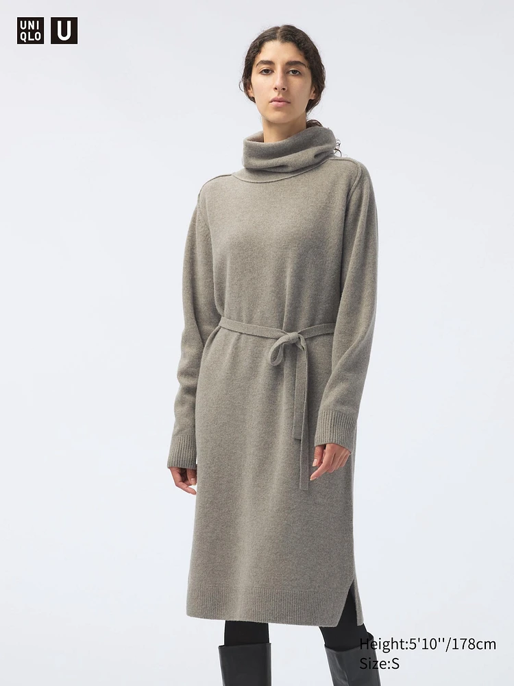 Lambswool Turtleneck Dress