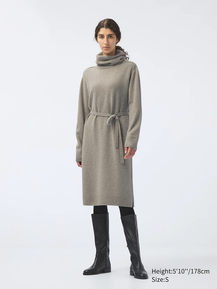 Lambswool Turtleneck Dress